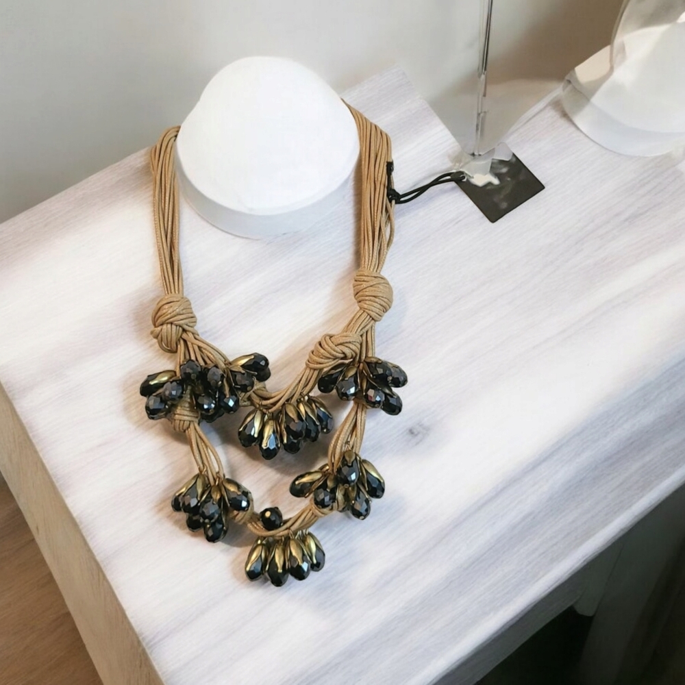 Gardenia Jewelry Statement Necklace